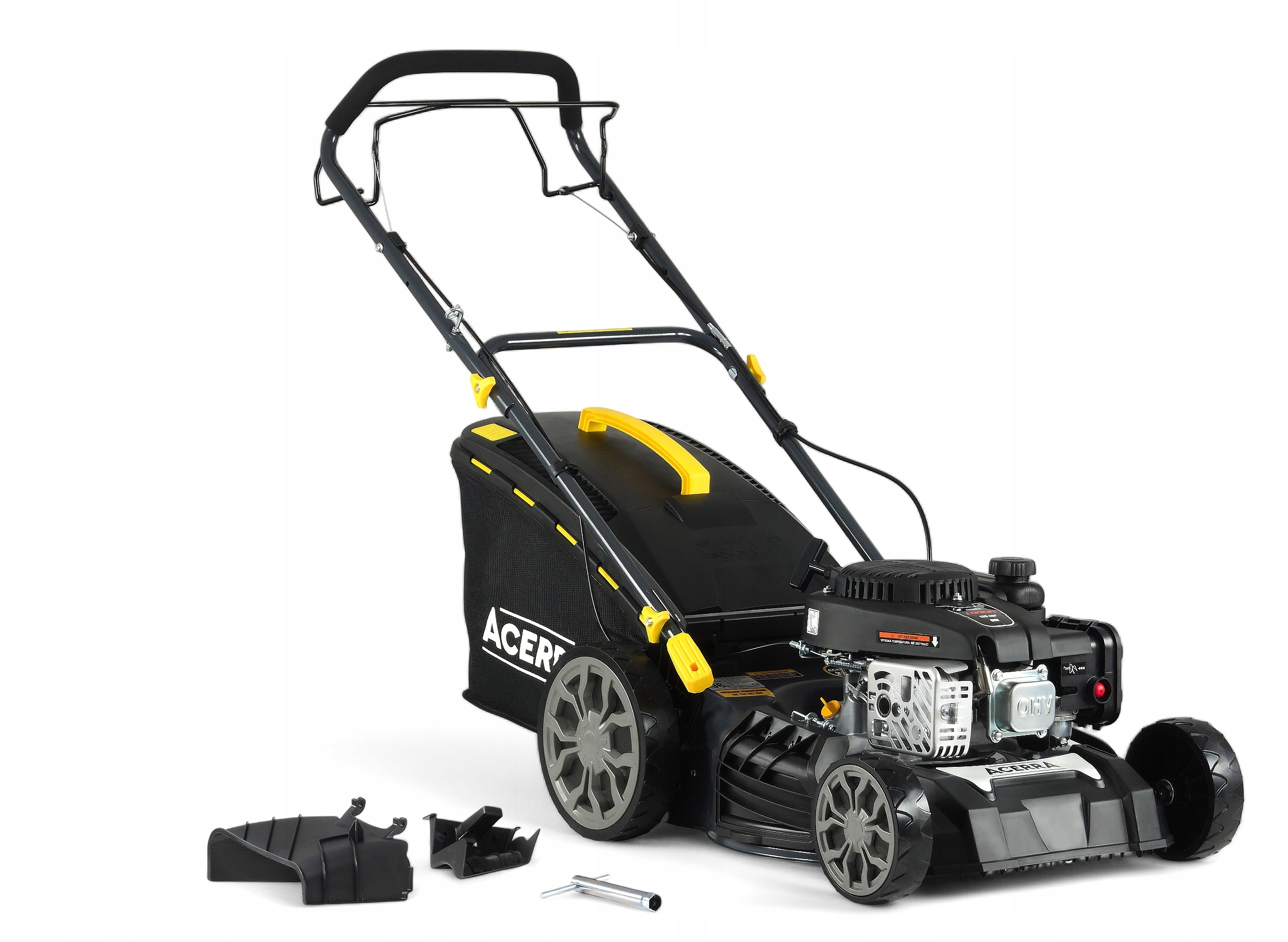Benzínová kosačka na trávu ACERRA, 3,30 HP, šírka 46 cm, objem koša 60 l